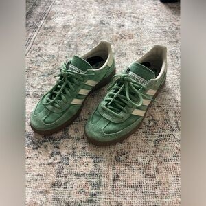 Adidas Handball Y2K Sneaker in Green, Cream White, & Crystal White